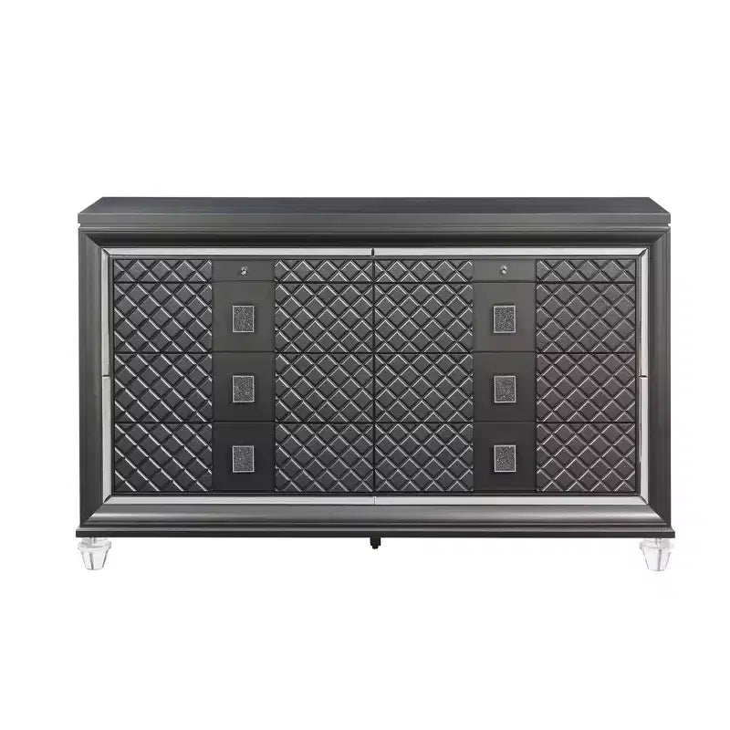 65" Sawyer Dresser Metallic Gray - Acme Furniture