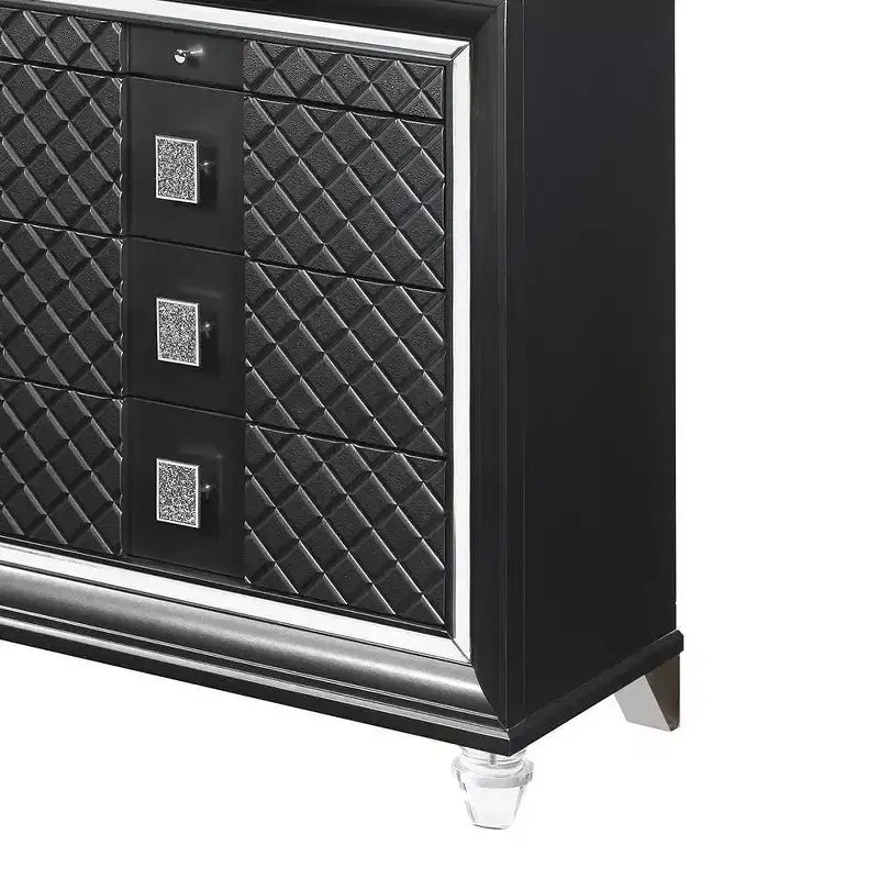 65" Sawyer Dresser Metallic Gray - Acme Furniture