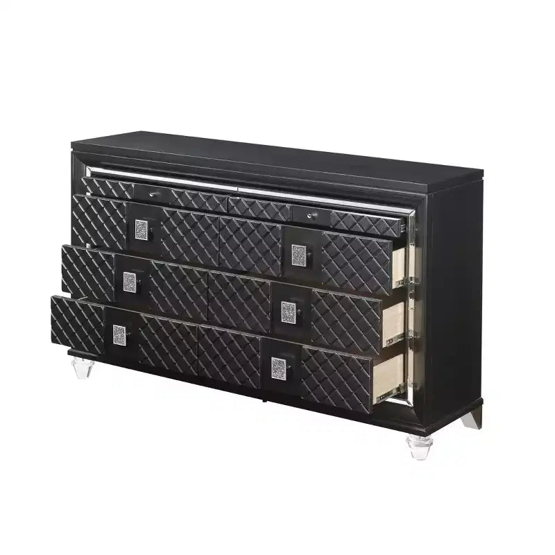 65" Sawyer Dresser Metallic Gray - Acme Furniture